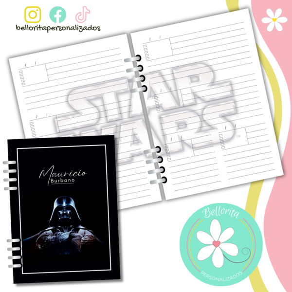 Agenda perpetua vista semanal Star Wars