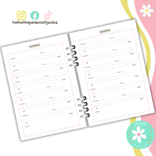 Planner diario rosa claro - Imagen 8